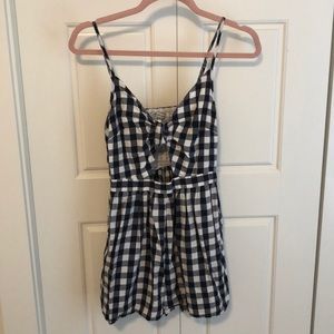 Gingham romper